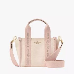 KATE SPADE MINI KIP TOTE IN ROSE SMOKE COLOR